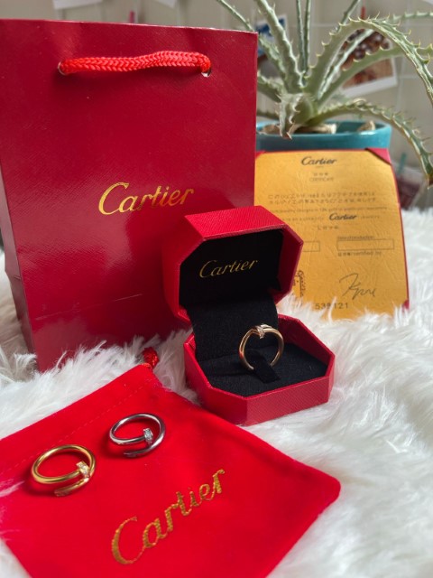 Best Price Cartier Nail Ring with Complete Packaging