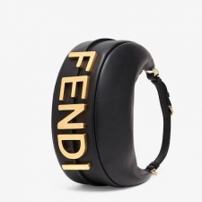 Best Price Fendi Fendigraphy Black Hobo Bag 