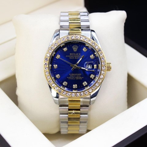 Best Price Rolex Oyster Date-just Blue dial Female Watch 